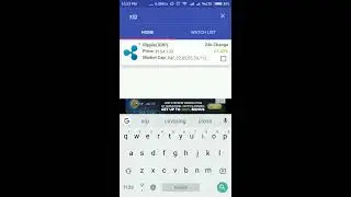 Android App to track cryptocurrencies.