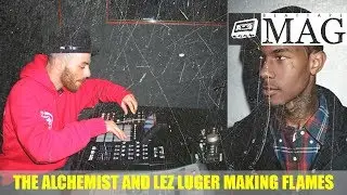ALCHEMIST & LEX LUGER in the STUDIO making BEATS | BeatTapeMAG.com
