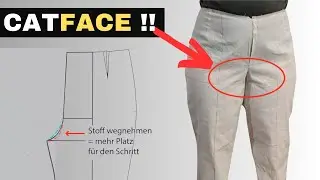 Passform verbessern: Katzenbart bzw. Catface in der Vorderhose