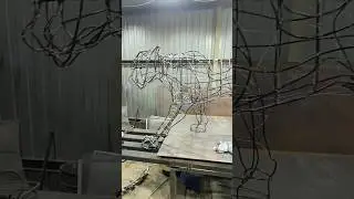 пантера из проволки