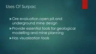 Surpac Software