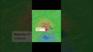 4 Huracanes activos en e océano pacífico #viralvideo #viralreels #viralshorts #viralshort #bullcam17