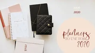 Planners To Use For 2020! (Customizable, Undated, Affordable)