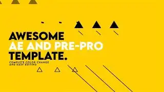 Minimalist Opener - After Effects Template