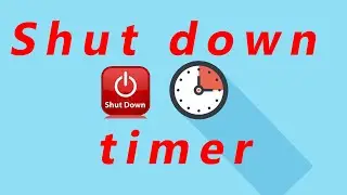 How to set a timer or schedule PC shut down | Easy way