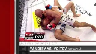 Submission of the Day: Adam Yandiev neck cranks Dmitry Voltov at M-1 Challenge 62