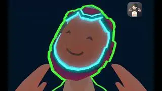 A black void of distant space but in rec room