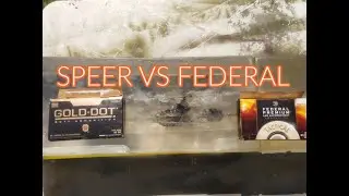 Federal Vs. Speer: 62gr 223 Bonded Soft Point Gel Test | 4k60