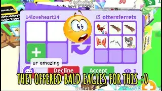 NO WAY 🤯 THEY DESPERATELY WANTED THESE PETS 😱 & OFFERED BALD EAGLES 😍 MASSIVE WIN! Adopt Me - Roblox