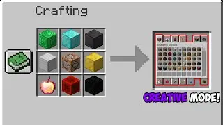 Minecraft But You Can Craft The Creative Mode!
