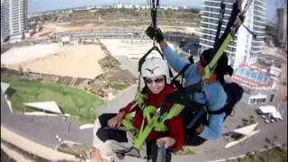 . Paragliding tandem Israel Netanya. Парапланеризм в Израиле г.Нетания