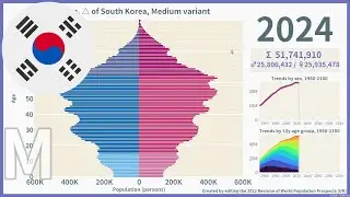 [🇰🇷South Korea] Population Pyramid (1950-2100) / WPP2022 Medium
