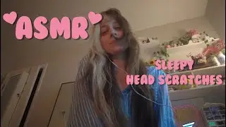 Waking up from a nap and getting head scratches back to sleep ASMR (soft whispers, fabric sounds)