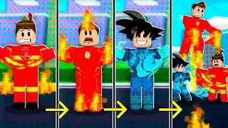 получили сверх силу в Super Power Tycoon l Roblox l