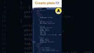 Create plate 🍽 || HTML & CSS 🔥🔥🔥
