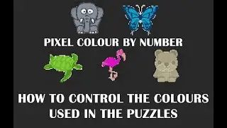 The Pixel Color By Number Generator - How To Control The Colours Used In Puzzles