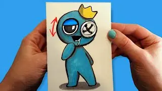 РАДУЖНЫЕ ДРУЗЬЯ 💕 RAINBOW FRIENDS Roblox | Поделки из бумаги Рисование для ВСЕХ