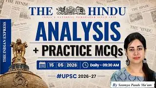 The Hindu Analysis | 15th May 2026 | The Hindu Newspaper Today + Practice Questions | UPSC Preplab