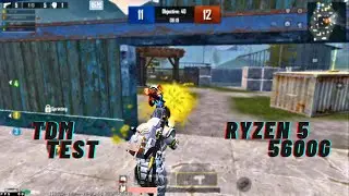 RYZEN 5 5600G BGMI FPS TEST TDM || SMOOTH EXTREME SETTINGS