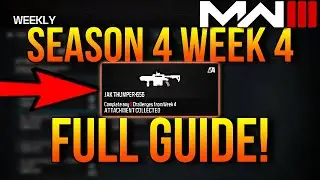 How To Complete ALL SEASON 4 WEEK 4 Challenges MW3 (Multiplayer)!
