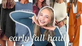 *ultimate* early fall/end of summer haul - amazon finds, thrifting, & more (haul, try-on, & style)
