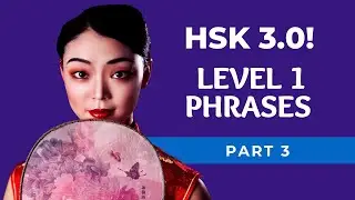 New HSK 1 Vocabulary Sentences / Phrases - HSK 3.0 Beginners Level 1 |  Part 3