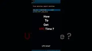 This is how you can get UTC time in upcoming python version