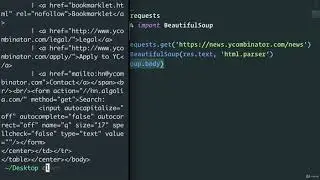 208 BeautifulSoup Basics