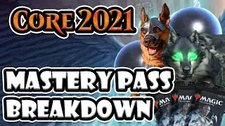 Core 2021 Detailed Mastery Pass Breakdown! | Core Set 2021 MTG Arena Mastery Pass Value Breakdown