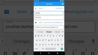 Workouts app clone - updating user info