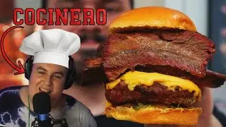 Cocinero reacciona a la Hamburguesa de Costilla de La Capital