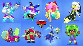 Brawl Stars NEW SKINS Animation | Chester + Gray ⭐