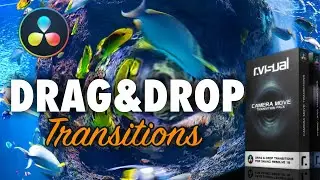 DRAG & DROP TRANSITIONS für RESOLVE | DaVinci Resolve Transition Pack