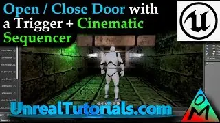 UE4 Tutorial | Open Close Door with Cinematics Sequencer