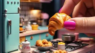 Mini Bread Compilation 😋 | Loaves | Milk Bread 🍞 Croissant 🥐  | Miniature Cooking | Miniature Food 😋