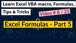 Excel Formulas If, ISBLANK, ISERR, ISNA, ISREF, Sumproduct, INT, Floor, Sign, Trunc, Trend, Quotient