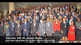 EmbassyMedia - Interview with Mr Biniam Berhe, Charge d'Affairs Embassy of Eritrea to Ethiopia & AU