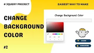 Change Background Color with JQuery | JQuery Projects | 