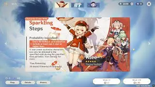 Genshin Impact - KLEE (WHY MONA HAVE 90% CHANCE ON PITY?) | Klee Banner