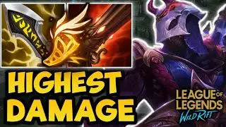THIS BUILD WILL NEVER GIVE YOU UP | BLOOD MOON JHIN GAMEPLAY | JHIN WILD RIFT | WILD RIFT