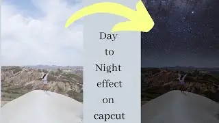 Day to Night transition on capcut #capcutedit