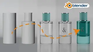 3D modeling in Blender: Tiffany & Co. Perfume bottle