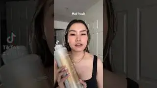 Hair hack #haircare #hairtok #damagedhair #healthyhair #shinyhair #balayage #haircolor #hairgrowth