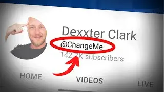 Change Youtube handle name on pc (@username) – 2025 update