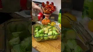 Baked Brussels sprouts