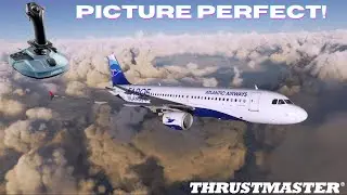 Flight Simulator Doesn't Look Much Better Than This! 😍 | Thrustmaster TCA Airbus @ Vagar EKVG