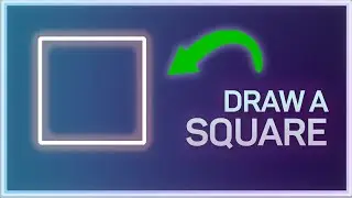 How To Draw a Square Box Outline in Photoshop 2024