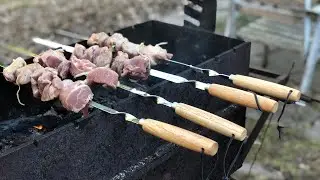 🔥Новинка! Супер прочный шампур для шашлыков, готовим мясо Союзгриль N1-70W, 💪🏻