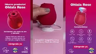 Vibrador y Succionador Ohlala Rose