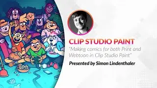 Webinar 🇬🇧 – “Making comics for both Print and Webtoon in Clip Studio Paint” with Simon Lindenthaler